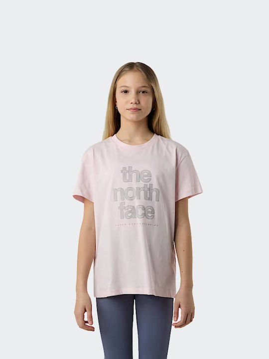 The North Face Kids Pink Logo T-shirt
