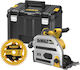 DEWALT DCS525NT Потапящ циркулярен трион Brushless 18V Solo със Система за Прахоулавяне