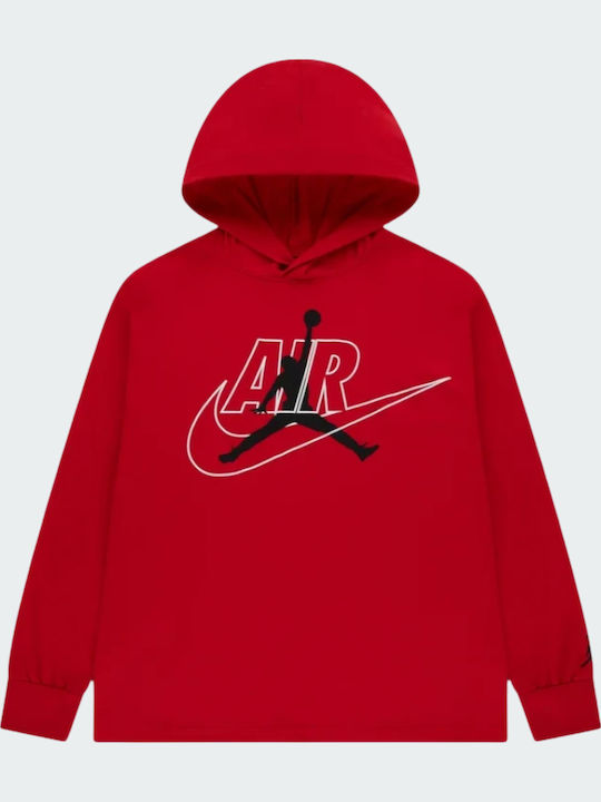 Roter Kinder-Kapuzenpullover Jumpman Air