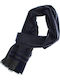 Men’s Cashmere Scarf Navy Blue