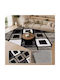 Homeone Wk143 Rectangular Rug with Fringes Black 50x80cm