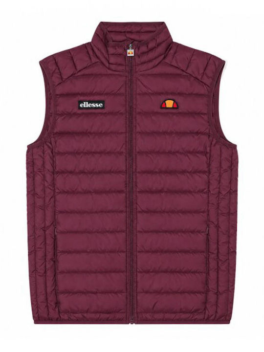 Ellesse Sleeveless Jacket Burgundy