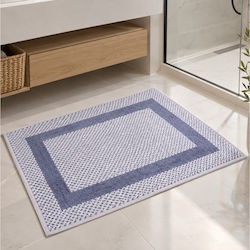 Nicefeelings Set of 6 Grey Hotel Bathroom Mats 50x70 cm