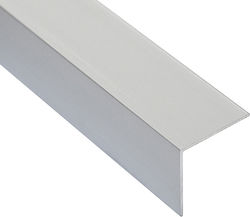 TLS Гладък Ъгъл От Алуминий Никел Мат 20x20mm 2,5mt