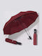 Azade Umbrelă Pliabilă Automată de Ploaie Burgundy