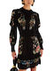 Sommerliches Minikleid Schwarz