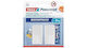 Tesa 59701-00000-03 Umerașe din Plastic cu Autocolant, Albe, 2 Bucăți