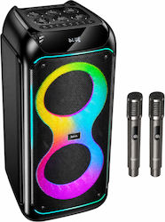 Hoco Ηχείο Karaoke με Ασύρματα Μικρόφωνα DS76 Magic RGB