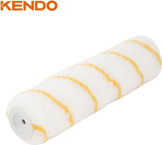 Kendo 46505 Acrylic Roller Yellow Stripe Without Handle 180mm
