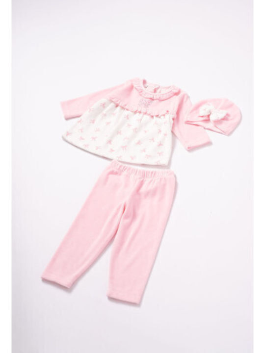 Evita Pijama de Iarnă pentru Copii Roz