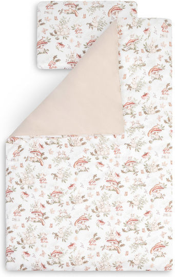 Sensillo Baby-Bettbezug-Set mit Kissenbezug Mehrfarbig 100 × 135 cm