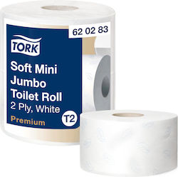 Tork Soft Mini 2-Ply Toilet Paper (1200g/Roll) Tork Soft Mini 2-Ply Toilet Paper (1200g/Roll)