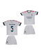 Set de Fotbal Pentru Copii Bellingham Real Madrid 2026-2027 Alb Balón De Oro Alb Unisex Copii Ab208