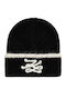 Women's Knitted Beanie in Black