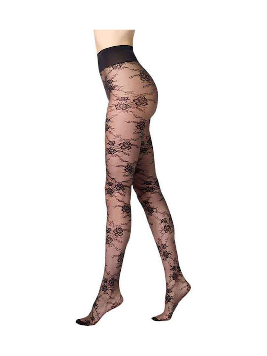 Oroblu Women's Pantyhose 20 Den with Seam Black