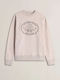 C-neck Sweat Women's Sweatshirt Cream