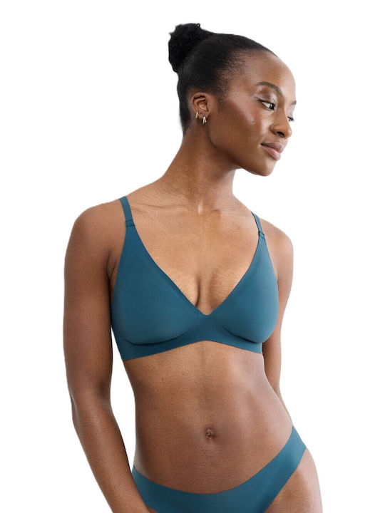 Sloggi Feel 2.0 Up P Women's Sports Bra Dark Blue