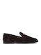 Gimble Damen-Leder-Loafer in Braun