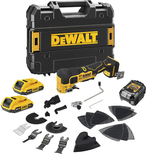 DCS358D2 Brushless 18V Oscillating Multi-Tool 2x2Ah with Variable Speed Control