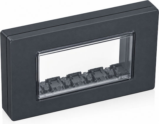 Lineme Waterproof Recessed Wall Switch with Grey Frame