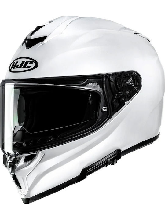 HJC I72 Pearl White Full Face Motorcycle Helmet...