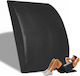 Relaxdays Sit-up Mat 10054360 Ergonomic Sit-up Cushion Epe Foam Filling Pvc Cover Black 7 X 30.5 X 37 Cm