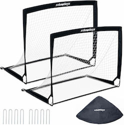 Relaxdays Poartă de Fotbal 90x120x90 cm
