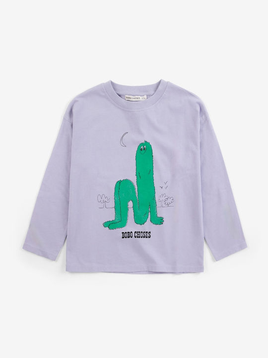 Kids Long-Sleeved Top Lavender