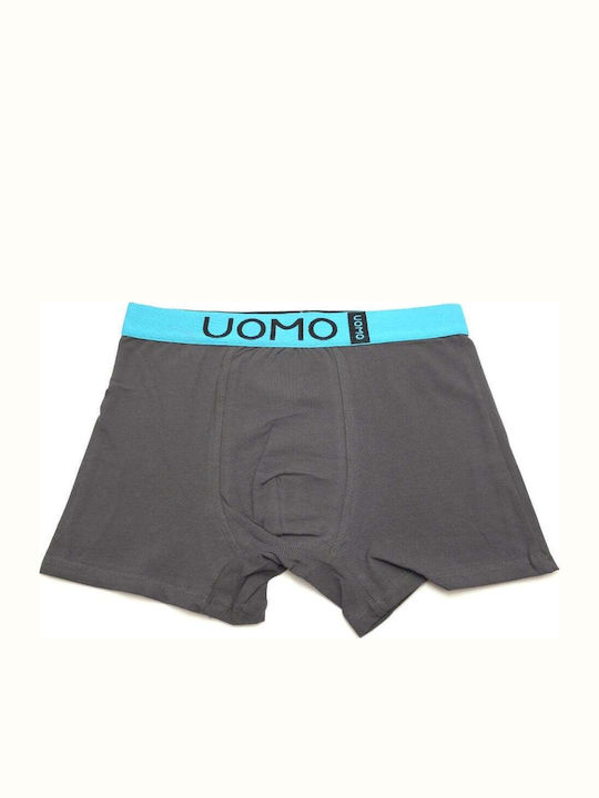 Topaki Men's Boxer Shorts Charcoal Grey