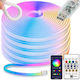 Smart TV LED Strip USB 5V RGB Light 10m Neon Flex with Power Supply & Remote Control
