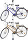Relaxdays Telescopic Stand 2 Bicycles Black Silver