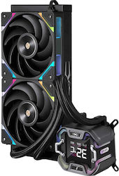 1STPLAYER X-Starship 240E AIO CPU Liquid Cooling with 2 120mm Fans and ARGB Lighting