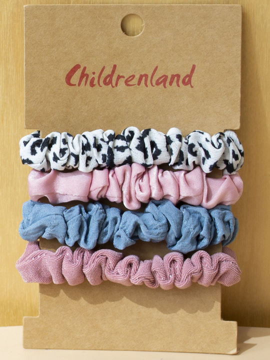 Childrenland Kinder-Haargummis, 4 Stück