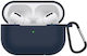 ObaStyle Калъф Силиконов С Кука В Тъмносин Цвят За Apple AirPods Pro 3