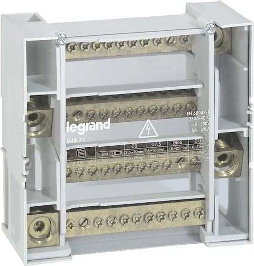 Legrand Разпределителен блок 4-полюсен 250 A 004877