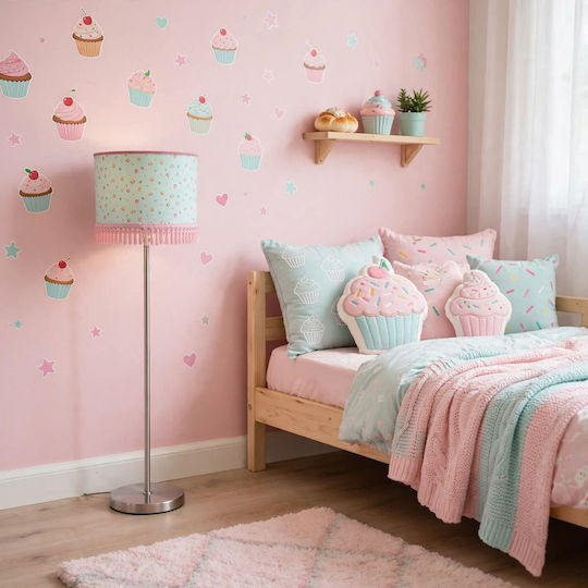 Lampshades Lampshades Floor Lamp with E27 Lamp Holder Multicolour