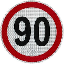 Reflective Self-Adhesive 90 Speed Limit Sign Hd-802188-5 Rl17071