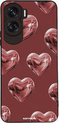 Sonique Back To Y2k Series Case for Honor 90 Lite 5G Shiny Hearts