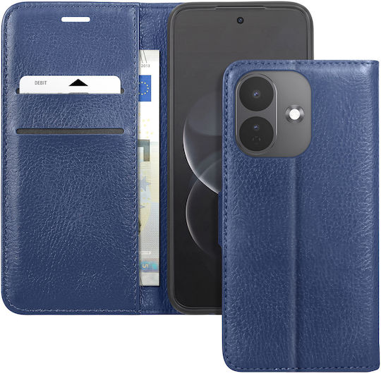 Zanaé Wallet Case Redmi Note 17 Pro Textured Effect Stand Night Blue