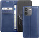 Zanaé Wallet Case Redmi Note 17 Pro Max Grained Effect Stand Night Blue