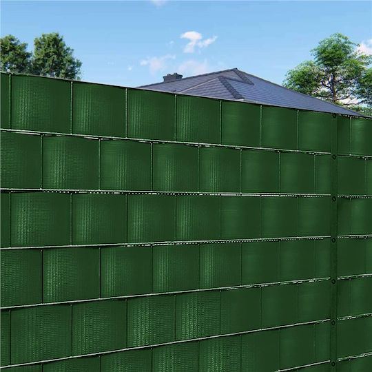 Material pentru Împrejmuirea Grădinii din PVC 19 cm Verde