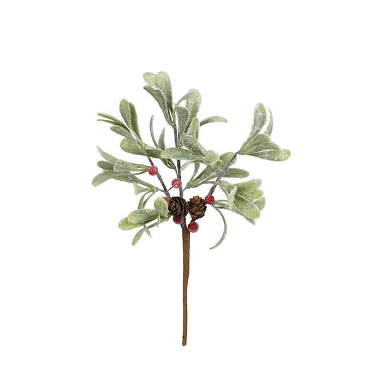 Edelman Christmas Decorative Plastic Branch Length 30 cm Green