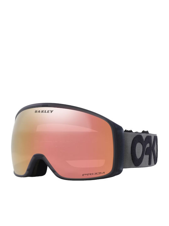 Oakley Mască de Schi și Snowboard pentru Adulți Roz cu Lentilă Roz