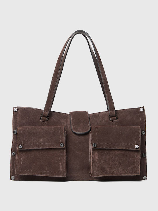 Women's Suede Bag Brown