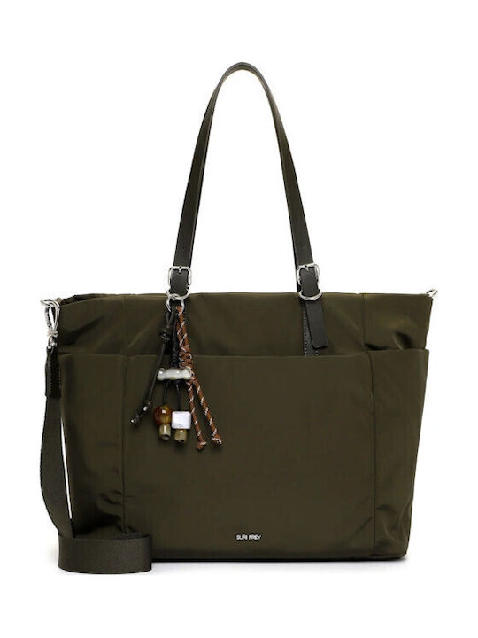 Women's Olive Green Shopper Bag
