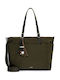 Women's Olive Green Shopper Bag