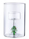 Butlers Christmas Glass Candlestick 8 cm (Miscellaneous Designs)