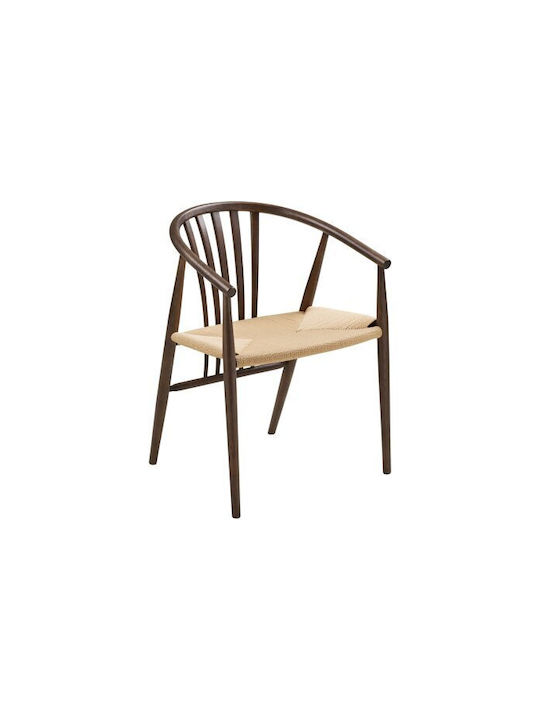 Brea 338 Πολυθρόνα Ανοιχτό Καφέ 53x78x57cm