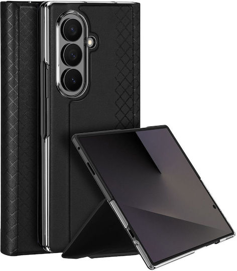 Dux Ducis Bril Back Cover aus Leder Schwarz (Galaxy Z Fold8 Ultra)