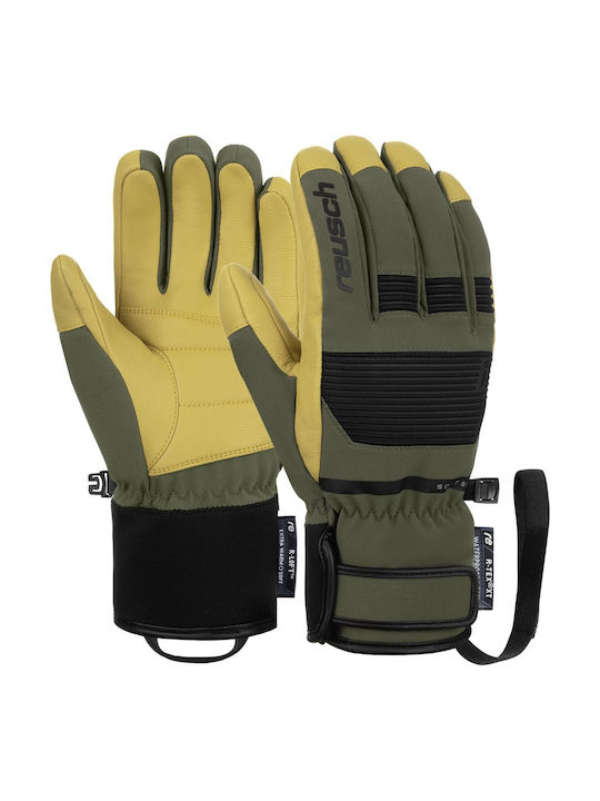 Reusch Men's Ski & Snowboard Gloves Yellow